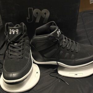 Men's Black High-Top Sneakers